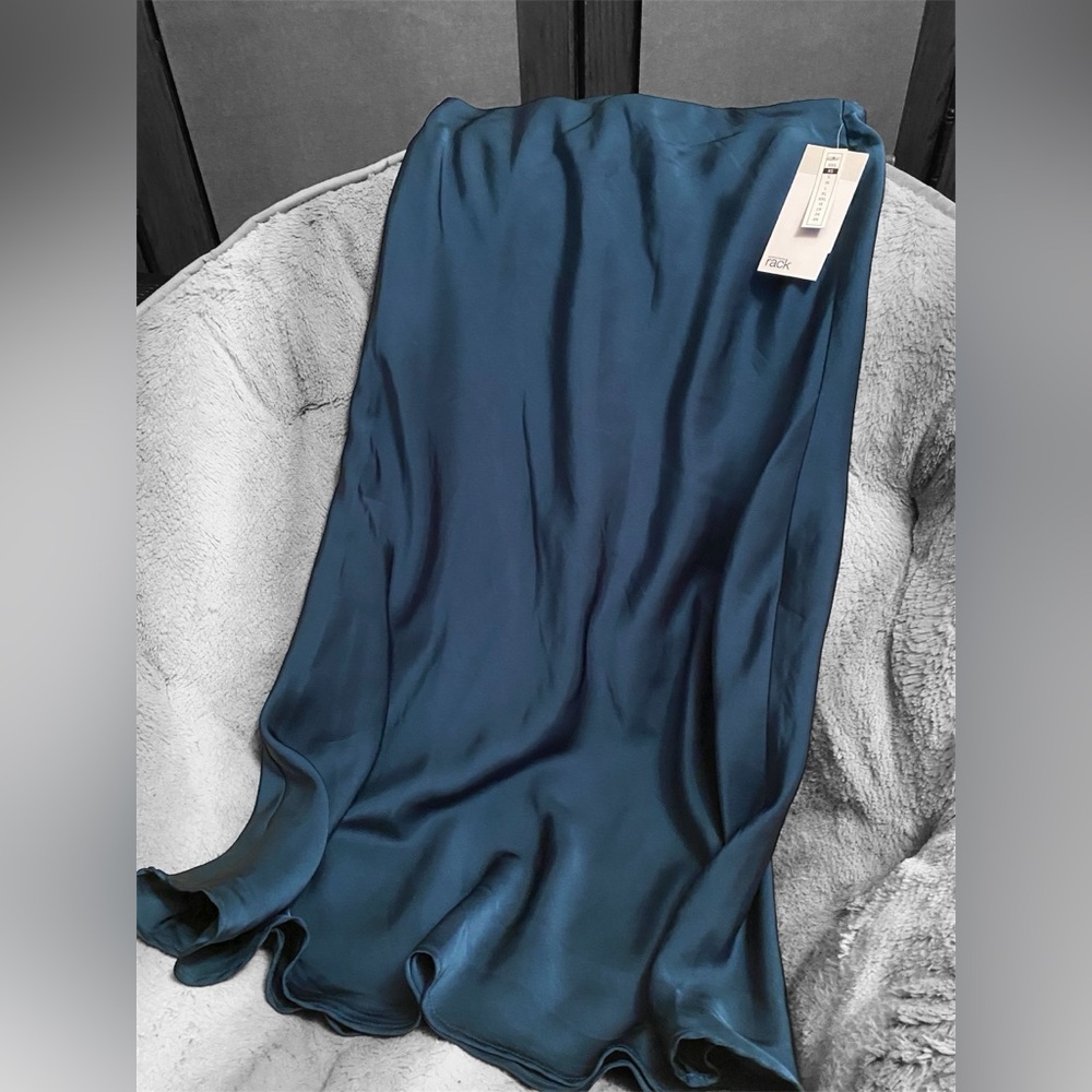Nordstrom Teal maxi skirt NWT X Small women’s